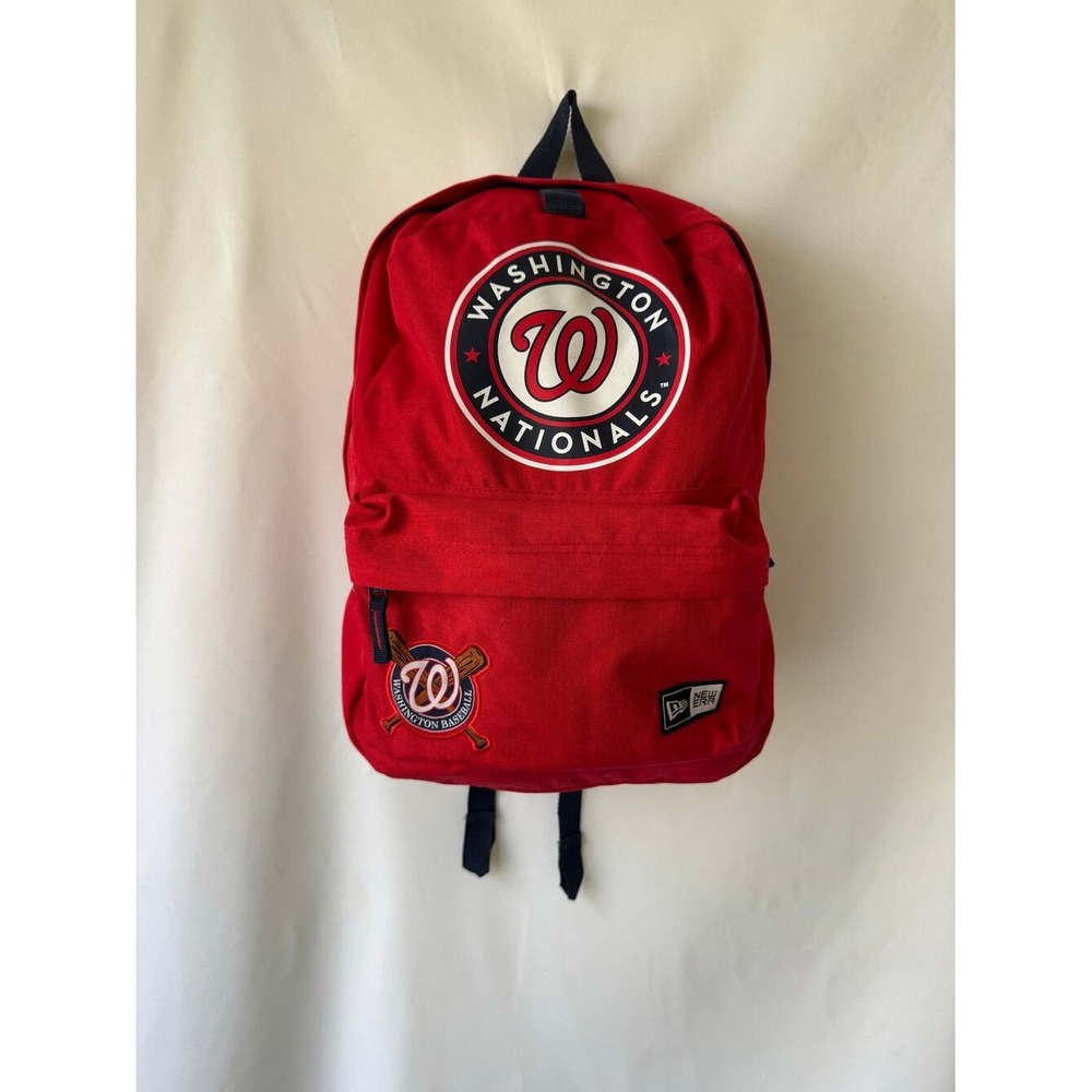 New Era Washington Nationals Backpack Red MLB Baseball Fan Daypack School